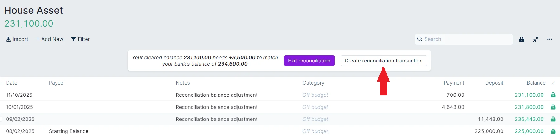 Image of Create transaction